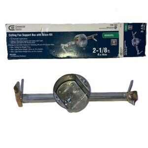 Commercial Electric Ceiling Fan Support Box with Brace Kit CMB218-0B NEW